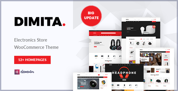 Dimita – Electronics WordPress Theme for WooCommerce with AI