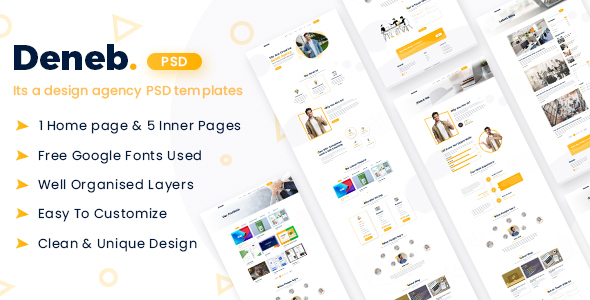 Deneb - A Digital Agency Psd Template