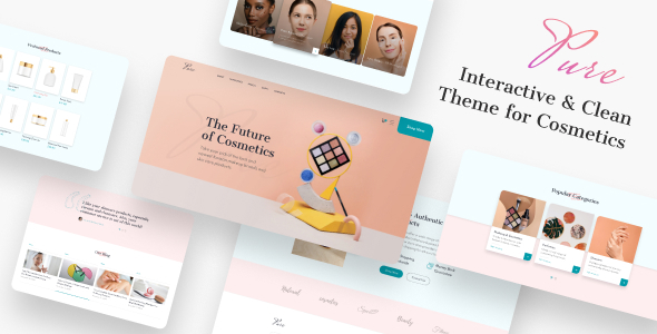 PureCosmetics - Cosmetics HTML Template