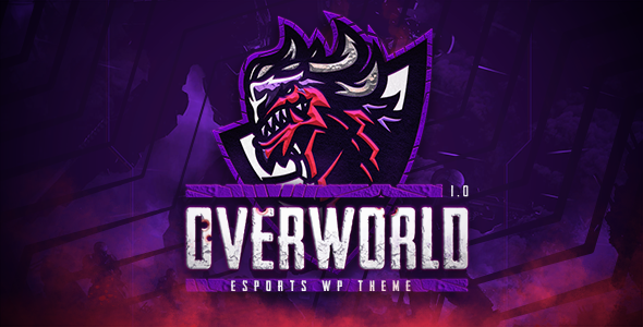 Preview image for Overworld - eSports and Gaming WordPress Theme