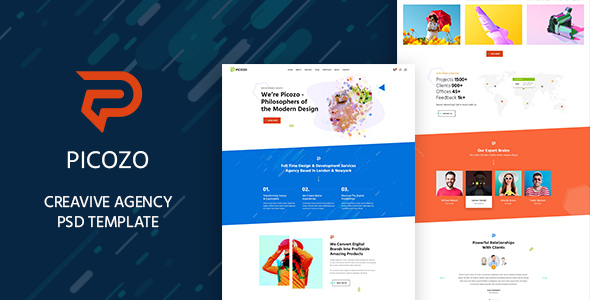Picozo - Creative Agency PSD