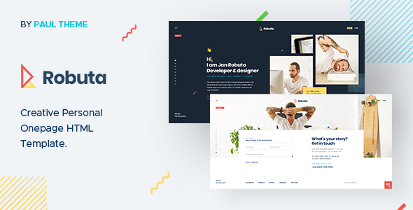 Robuta - Personal Onepage PSD Template