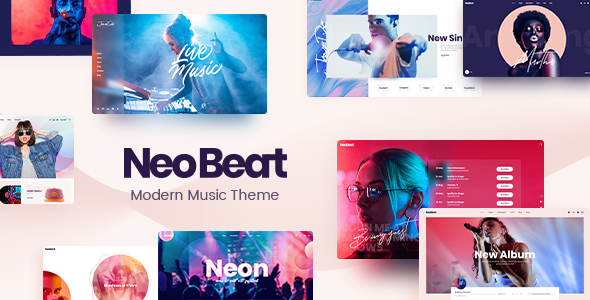 Preview image for NeoBeat - Music WordPress Theme