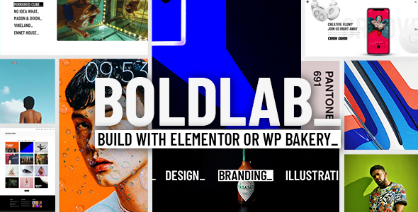 Product preview supplied for Boldlab - Creative Agency WordPress Theme