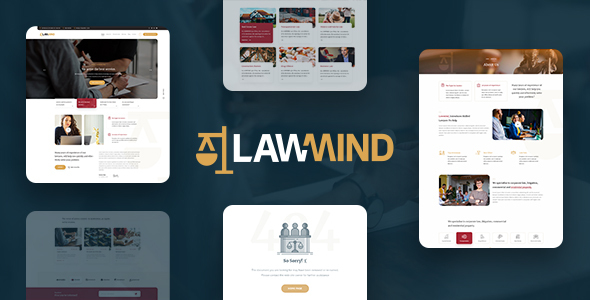LawMind - Lawyer and Attorney PSD Template