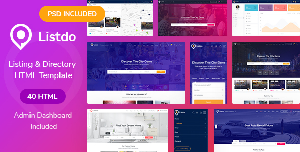 Listdo - Directory Listing HTML Template listing image
