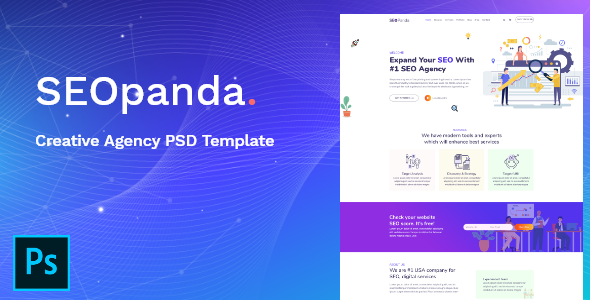 SEOPANDA - Creative Agency PSD Template