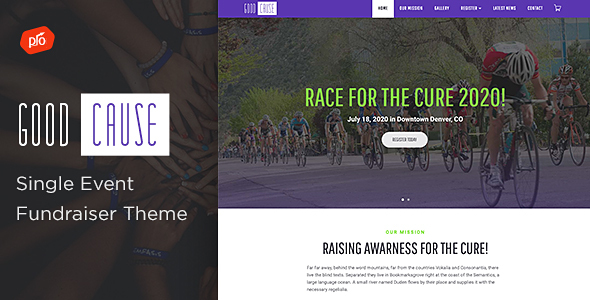 Good Cause - A Single Event Fundraiser Theme