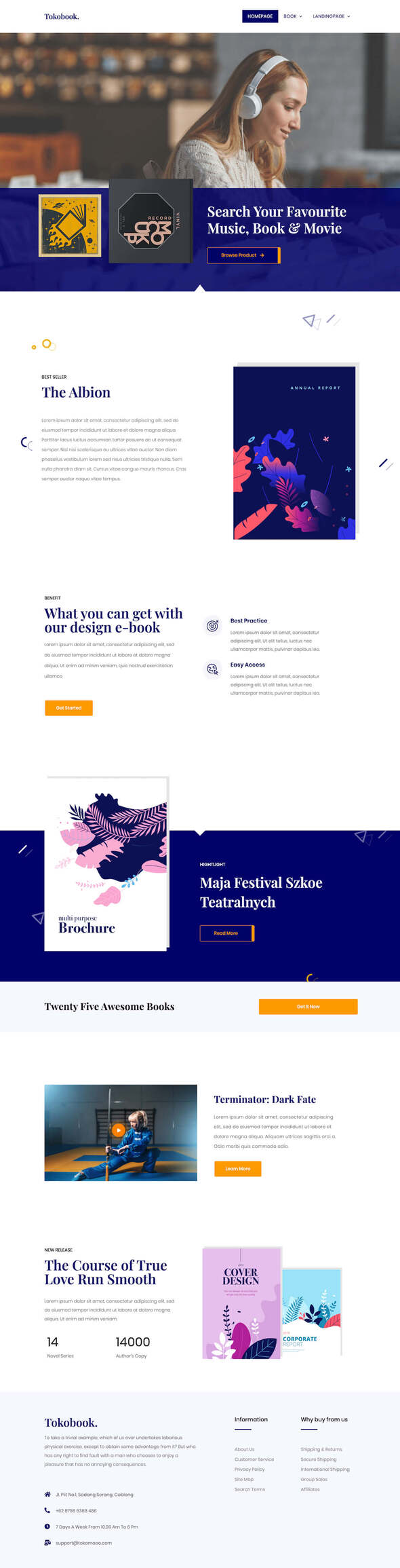 Bookup | Book Store Elementor Template Kit