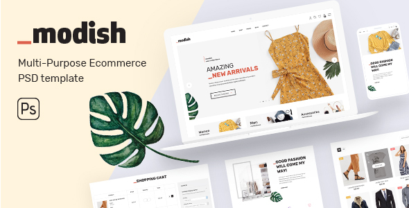 modish - Modern & Multipurpose Fashion Store PSD Template