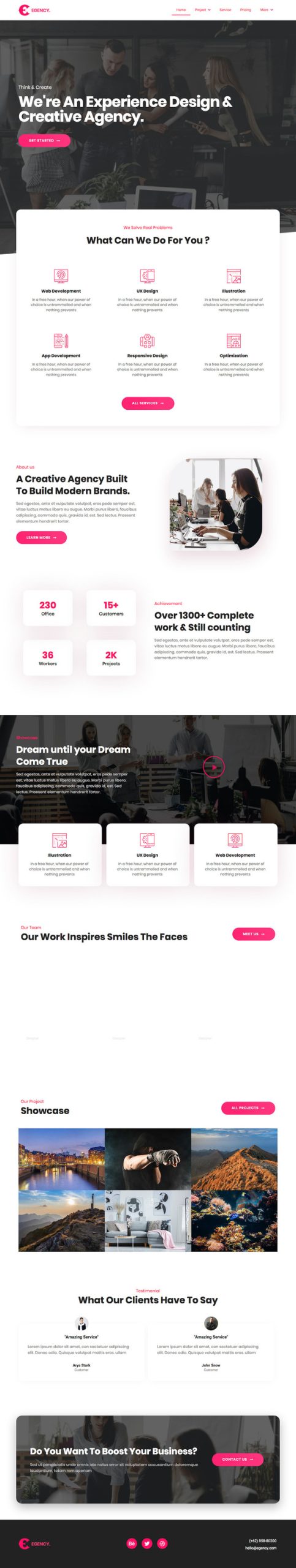 Agenture | Digital Agency & Startup Elementor Template Kit