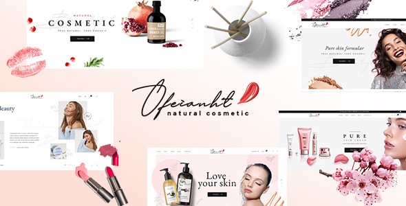 Ofeianht - Natural Cosmetics PSD Template