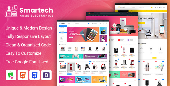 Smartech - Responsive PrestaShop 1.7 Hitech Theme product preview