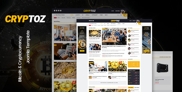 Cryptoz - Bitcoin & Cryptocurrency Joomla Template