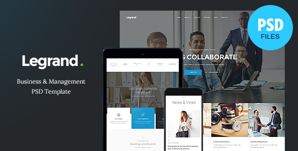LeGrand - A Modern Multi-Purpose Business PSD Template