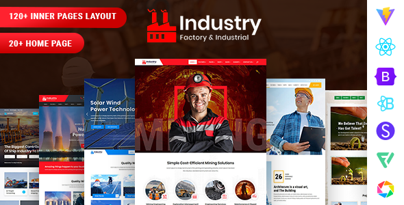 Industry - Factory React Template