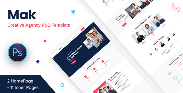 Mak - Creative Agency PSD Template