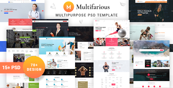 Multifarious - Service PSD Templates
