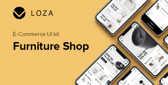 LOZA - Furniture Shop UI Kit for Adobe XD