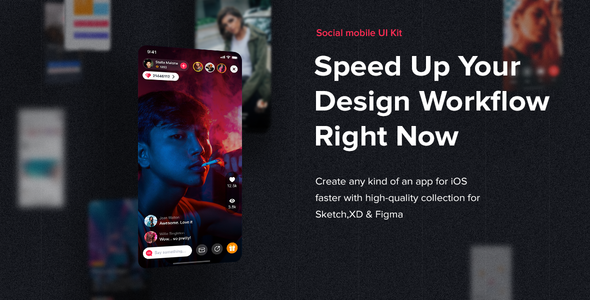 JAZAM - Social UI Kit for Adobe XD