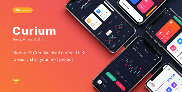 CURIUM - Financial UI Kit
