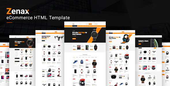Preview image for Zenax - eCommerce HTML template