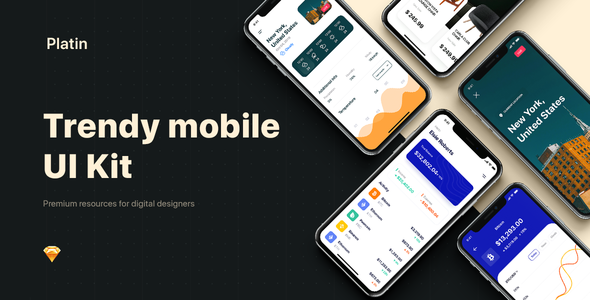 PLATIN - Multipurpose Card-based UI Kit