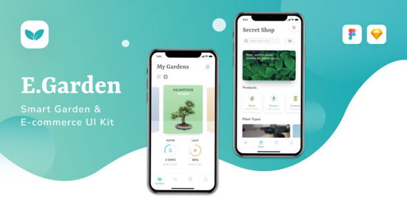 EGarden - Smart Garden Management App UI KIT