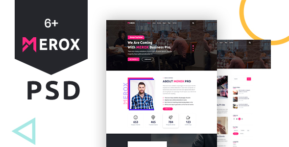 Merox - Corporate PSD Template