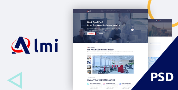Almi - Business PSD Template