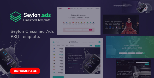 Preview image for Seylon - Classified Ads PSD Template.