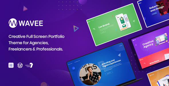 Wavee - Creative Portfolio WordPress Theme product preview