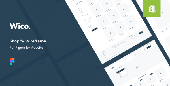 Preview image for Wico - Shopify Wireframe for Figma