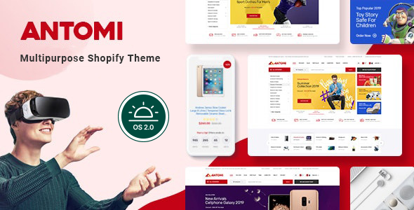 Preview image for Antomi - Multipurpose Shopify Theme