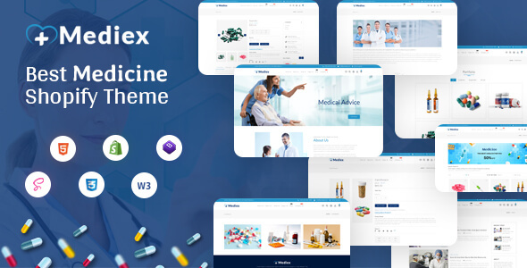 Preview image for Mediex - Corona Medical Shop Shopify Theme OS 2.0