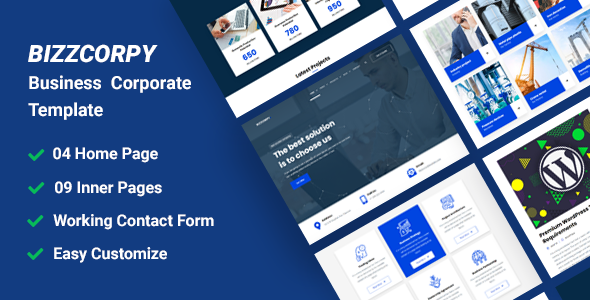 BizzCorpy - Business Corporate HTML Template