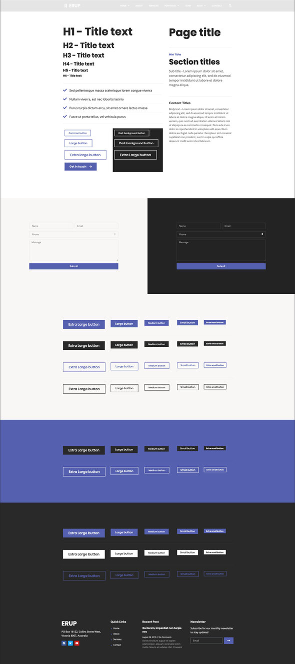 Preview image for Erup - Business Elementor Template Kit