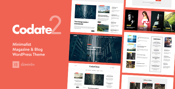 Codate - Modern Magazine and Blog WordPress Theme