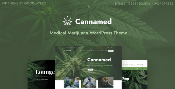 Cannamed - Cannabis & Marijuana WordPress product preview