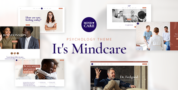 Preview image for MindCare - Psychology and Counseling WordPress Theme