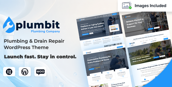 Plumbit - Plumbing & Drain Repair WordPress Theme