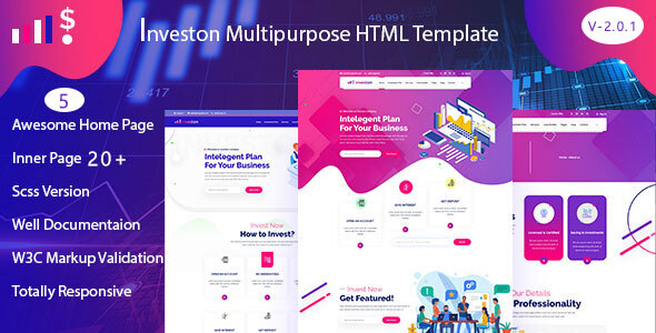 Product preview supplied for Hyip Investon - HYIP Investment & Business Agency Multipurpose HTML Template