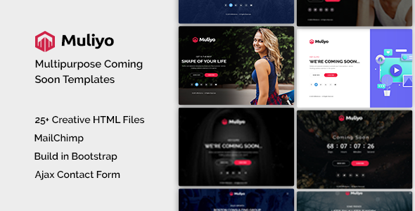 Preview image for Muliyo | Multipurpose Coming Soon HTML Template