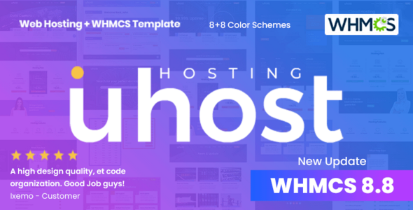 Preview image for Hosting & WHMCS - Uhost