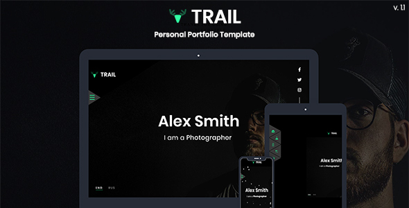 Trail - Personal Portfolio Template listing image