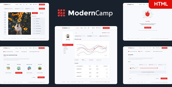 Preview image for Mediacamp - Online Advertising HTML Template