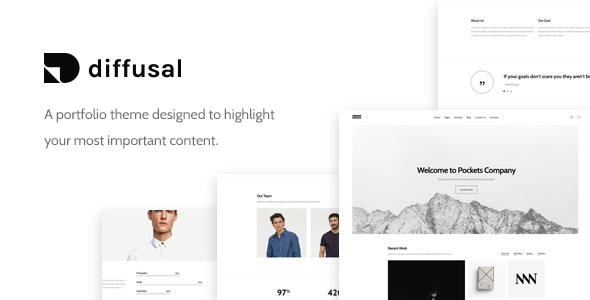 Diffusal - Portfolio Creative WordPress Theme
