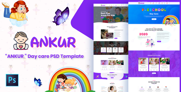 Ankur - Day Care PSD Template