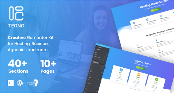 Teqno - Tech Agency Elementor Template Kit