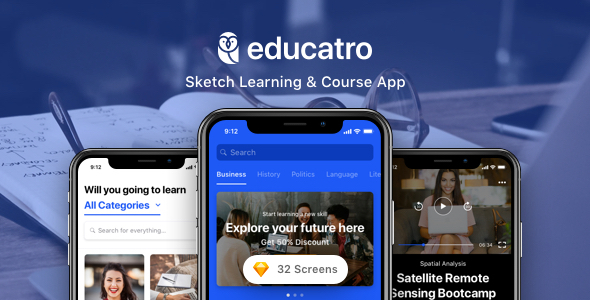 Educatro - Sketch Learning & Course App